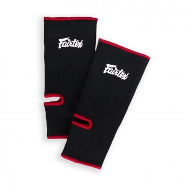 "Fairtex" čiurnų įtvarai - Black/Red