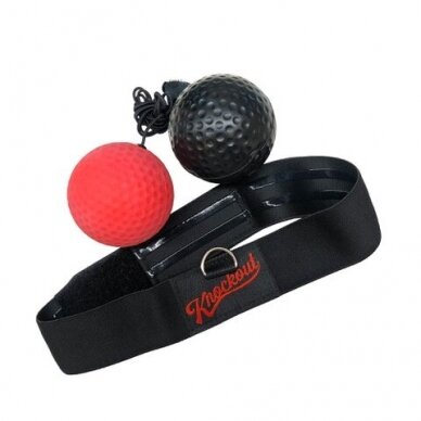 "Knockout" Reflex Ball - treniruočių kamuoliukas