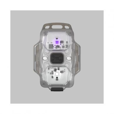 "Armytek" žibinutvėlis Crystal WUV Grey / White & Ultraviolet / 150 lm & 325 mW (365 nm) / headband / lanyard / built-in Li-Pol battery