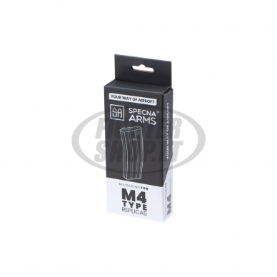 Airsoft - "Specna Arms" Dėtuvė - Magazine M4 Hicap 300rds - Black 3