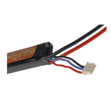 Airsoft - "VB Power" Baterija - Lipo 7.4V 1100mAh 20C Stock Tube Type T-Plug 1