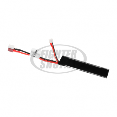 Airsoft - "Pirates Arms" Baterija - LiPo 7.4V 1100mAh 20C Stock Tube Type T-Plug 2