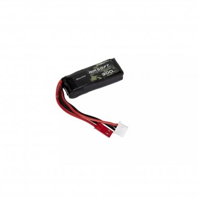 Airsoft - "Gens Ace" Baterija - Li-Po 35C 300mAh 2S1P 7.4V battery - JST-SYP