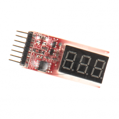 Airsoft - "VB Power" Baterijos įtampos matuoklis - Simple Voltage Display 1-6S Lipo Voltage Meter 2