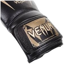 "Venum" bokso pirštinės Giant - Black/Gold 2