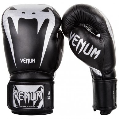 "Venum" bokso pirštinės Giant - Black/Silver