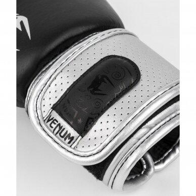 "Venum" bokso pirštinės Power 2.0 - Black/Silver 2