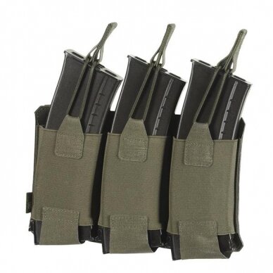 "M-Tac" Elastic Triple Magazine Elite Laser Cut - Ranger Green (10145123)