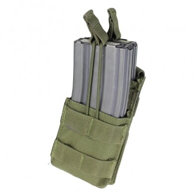 "Condor" SINGLE STACKER M4 MAG POUCH - Olive Drab (MA42-001)