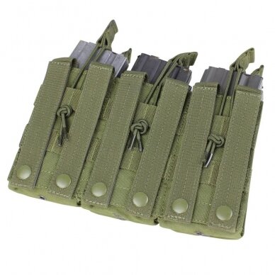 "Condor" TRIPLE STACKER M4 MAG POUCH - Olive Drab (MA44-001) 1