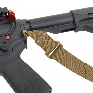 "Helikon" Dviejų taškų diržas - TWO POINT CARBINE SLING - Black (ZW-RFS-PO-01) 2