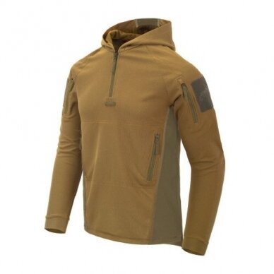 "Helikon" Džemperis - RANGE HOODIE - TOPCOOL - Coyote / Adaptive Green (BL-BRH-TC-1112A)