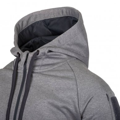 "Helikon" Džemperis - URBAN TACTICAL HOODIE (FULLZIP) - Melange Grey BL-UHF-PO-M3 3