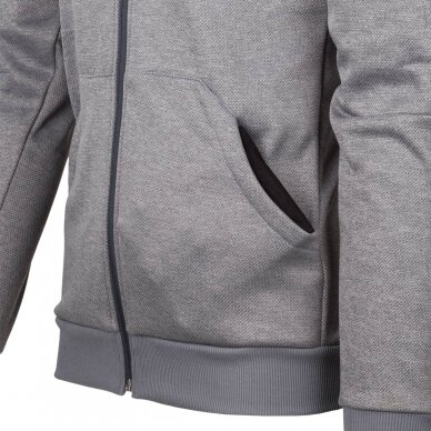 "Helikon" Džemperis - URBAN TACTICAL HOODIE (FULLZIP) - Melange Grey BL-UHF-PO-M3 5