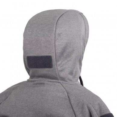 "Helikon" Džemperis - URBAN TACTICAL HOODIE (FULLZIP) - Melange Grey BL-UHF-PO-M3 9