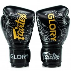 "Fairtex" bokso pirštinės BGVG3 - Black/Silver