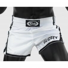 "Fairtex" Bokso šortai Fairtex x Glory - White