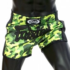 "Fairtex" K1 / Thai šortai Slim Cut - Green Camo