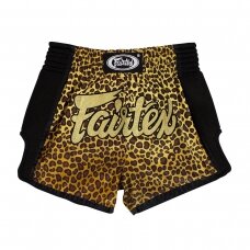 "Fairtex" K1 / Thai šortai Slim Cut - Leopard