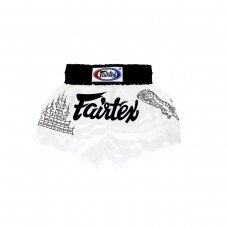 "Fairtex" K1 / Thai šortai Superstitious - White