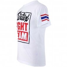 "Fairtex" marškinėliai Fight Team - White/Red