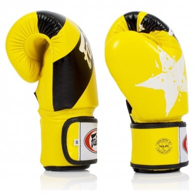 "Fairtex" bokso pirštinės BGV1N - Yellow 3