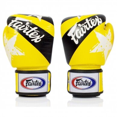 "Fairtex" bokso pirštinės BGV1N - Yellow 2