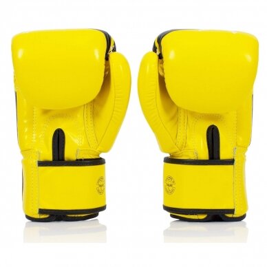 "Fairtex" bokso pirštinės BGV1N - Yellow 1