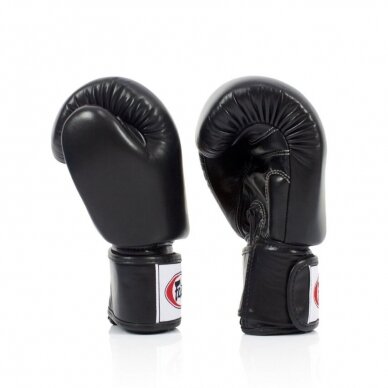 "Fairtex" bokso pirštinės BGV19 Deluxe Tight-Fit - Black 2