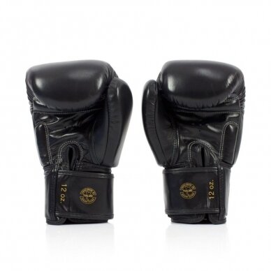 "Fairtex" bokso pirštinės BGV19 Deluxe Tight-Fit - Black 3