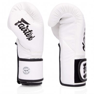 "Fairtex" bokso pirštinės BGVG1 - White 3