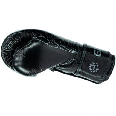 "Fairtex" bokso pirštinės BGVG3 - Black/Silver 3