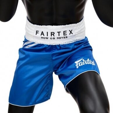 "Fairtex" Bokso šortai Classic - Blue 3