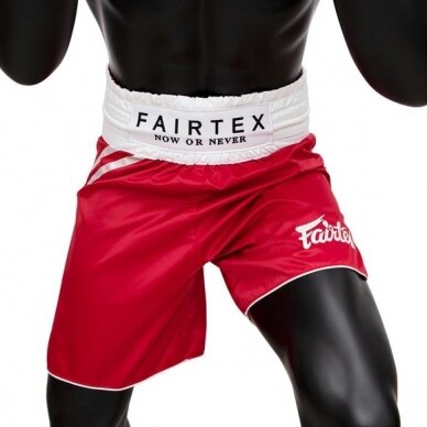 "Fairtex" Bokso šortai Classic - Red 3