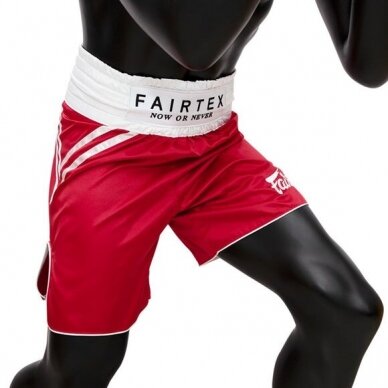 "Fairtex" Bokso šortai Classic - Red 4