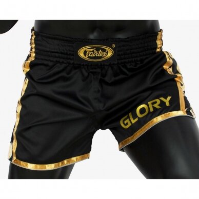 "Fairtex" Bokso šortai Fairtex x Glory - Black 1