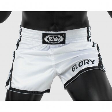 "Fairtex" Bokso šortai Fairtex x Glory - White 1