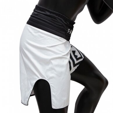 "Fairtex" Bokso šortai Mono - White/Black 3