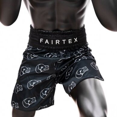 "Fairtex" Bokso šortai Motif - Black 2