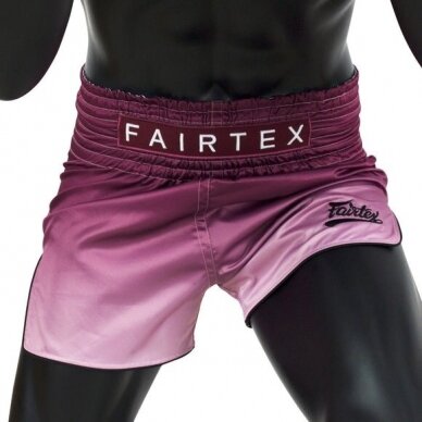 "Fairtex" K1 / Thai šortai Fade - Maroon 2