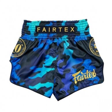 "Fairtex" K1 / Thai šortai Luster - Blue