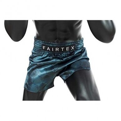 "Fairtex" K1 / Thai šortai Slim Cut - Stealth Grey 2