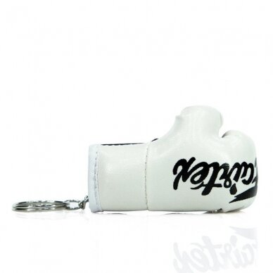 "Fairtex" raktų pakabukas bokso pirštinė - White