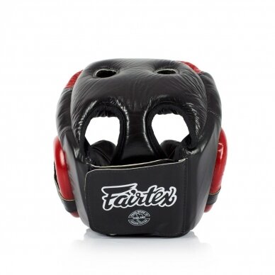 "Fairtex" šalmas - HG13 - Black/Red 2