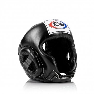 "Fairtex" šalmas varžyboms - HG6 - Black 1