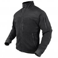 "Condor" Flisinis džemperis - ALPHA FLEECE JACKET - Black (601-002)