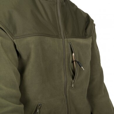 "Helikon" Flisinis džemperis - CLASSIC ARMY JACKET FLEECE - Black (BL-CAF-FL-01) 6