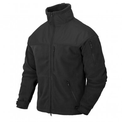 "Helikon" Flisinis džemperis - CLASSIC ARMY JACKET FLEECE - Black (BL-CAF-FL-01)