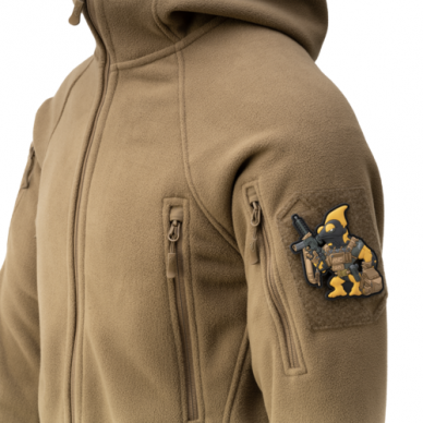 "Helikon" Flisinis džemperis - Patriot Jacket Mk 2 - Hybrid Fleece - Olive Green (BL-PJ2-FH-02) 3