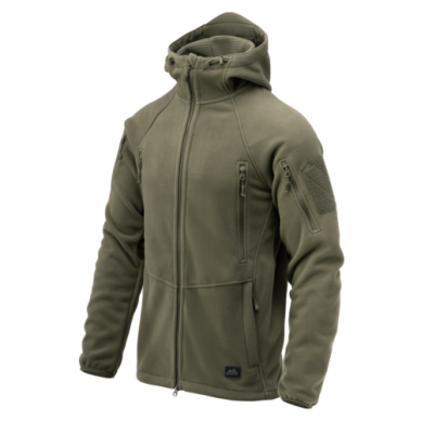 "Helikon" Flisinis džemperis - Patriot Jacket Mk 2 - Hybrid Fleece - Olive Green (BL-PJ2-FH-02)